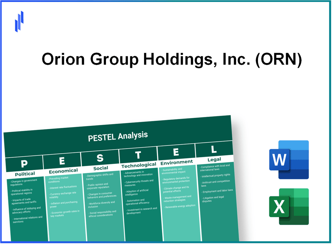 PESTEL Analysis of Orion Group Holdings, Inc. (ORN)