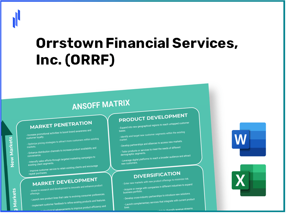 Orrstown Financial Services, Inc. (ORRF) ANSOFF Matrix