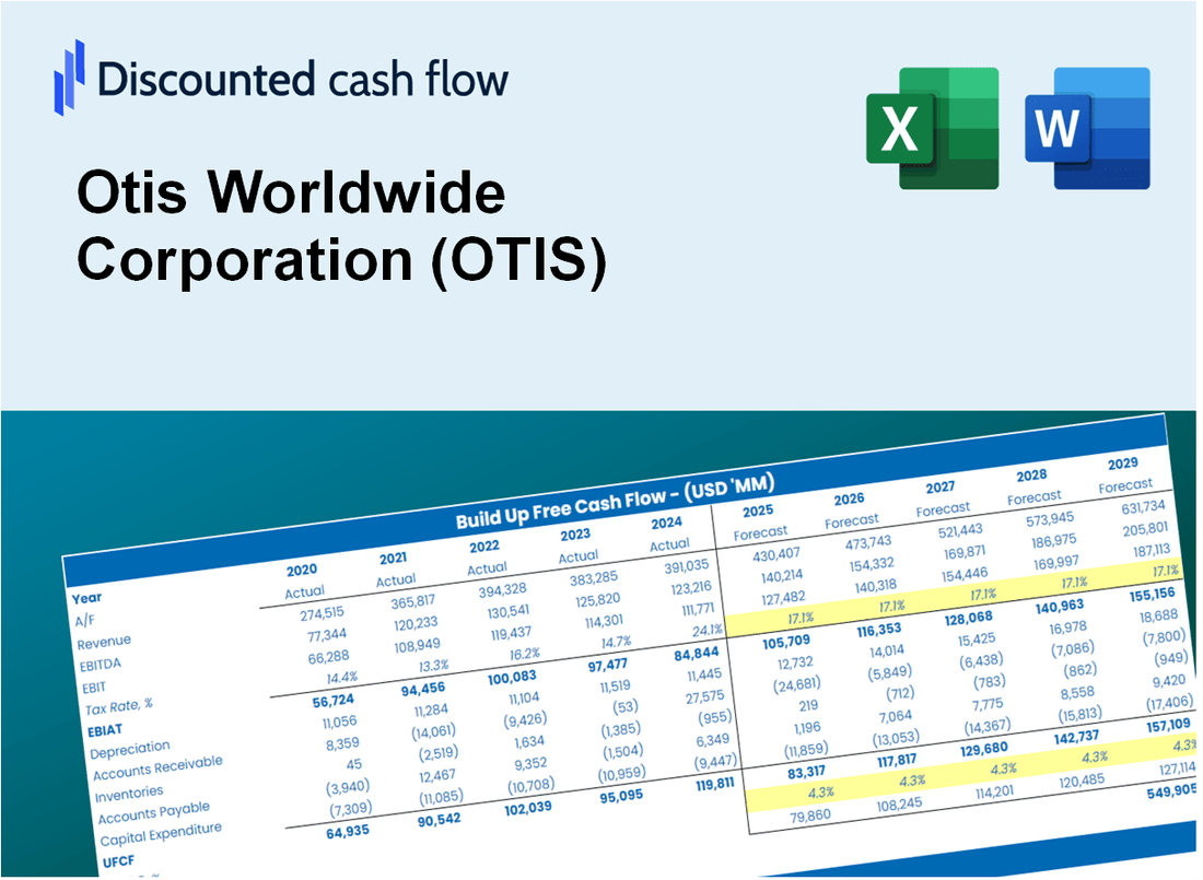 Otis Worldwide Corporation (OTIS) DCF Valuation