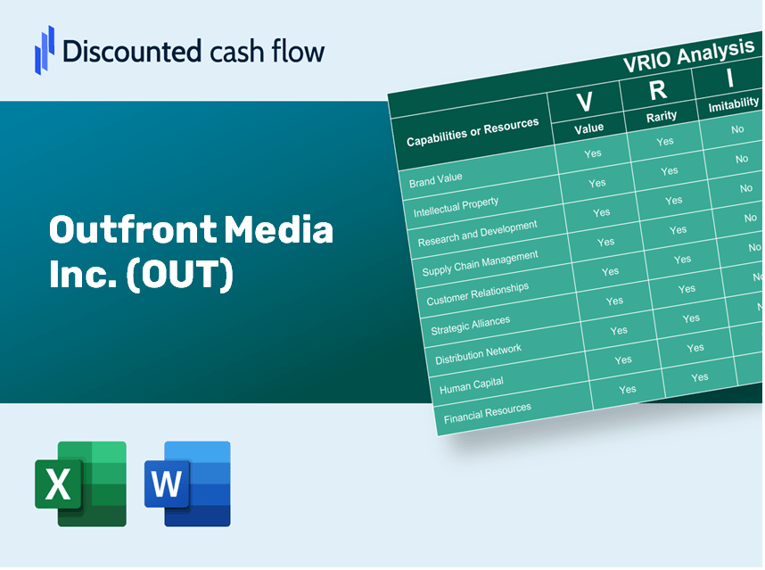 Outfront Media Inc. (OUT): VRIO Analysis [10-2024 Updated]