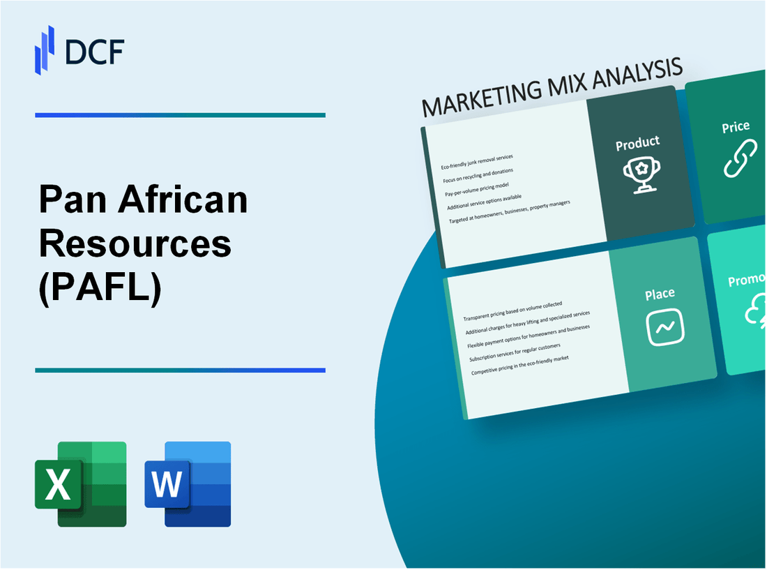 Pan African Resources PLC (PAF.L): Marketing Mix Analysis