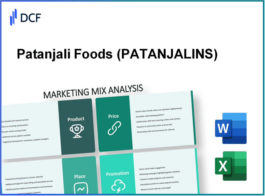 Patanjali Foods Limited (PATANJALI.NS): Marketing Mix Analysis