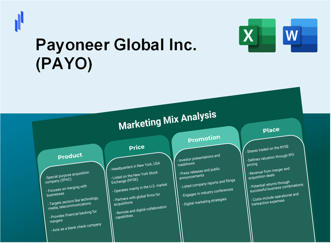 Marketing Mix Analysis of Payoneer Global Inc. (PAYO)