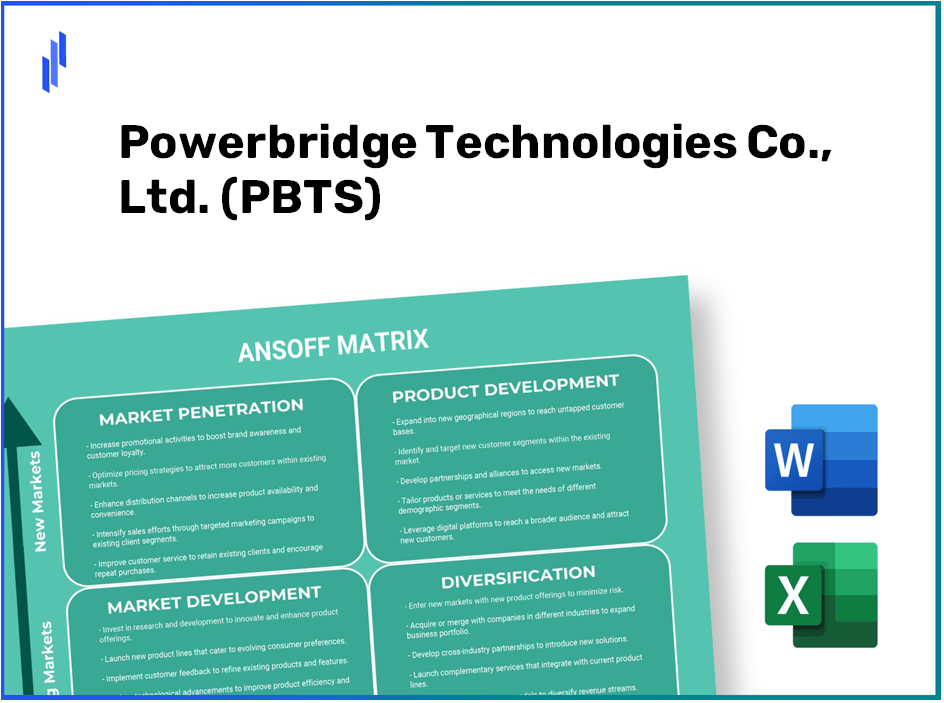 Powerbridge Technologies Co., Ltd. (PBTS)Ansoff Matrix