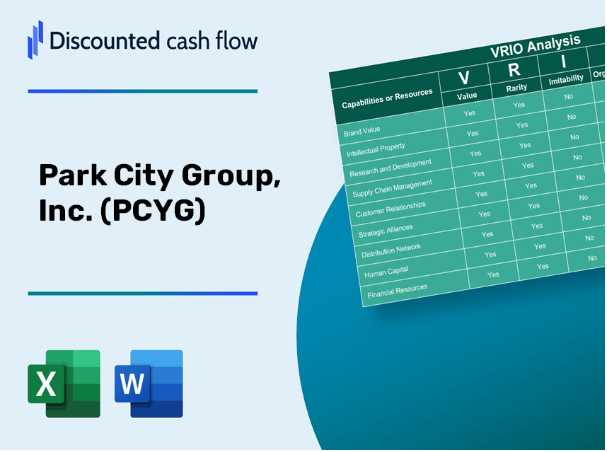 Park City Group, Inc. (PCYG): VRIO Analysis [10-2024 Updated]