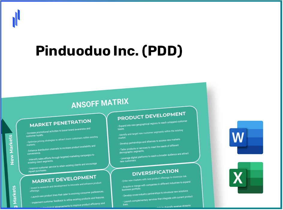 Pinduoduo Inc. (PDD)Ansoff Matrix