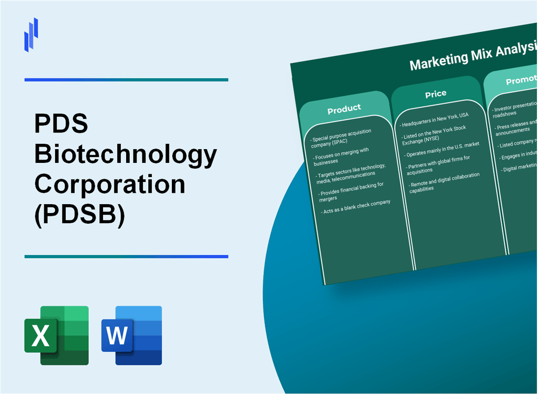 Marketing Mix Analysis of PDS Biotechnology Corporation (PDSB)