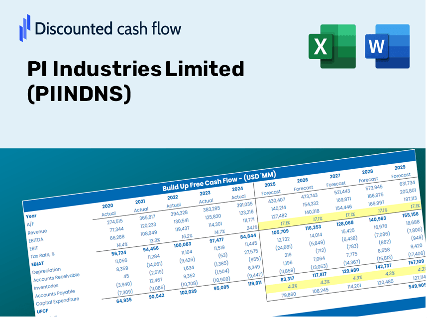 PI Industries Limited (PIINDNS) DCF Valuation