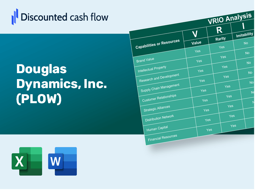 Douglas Dynamics, Inc. (PLOW) VRIO Analysis