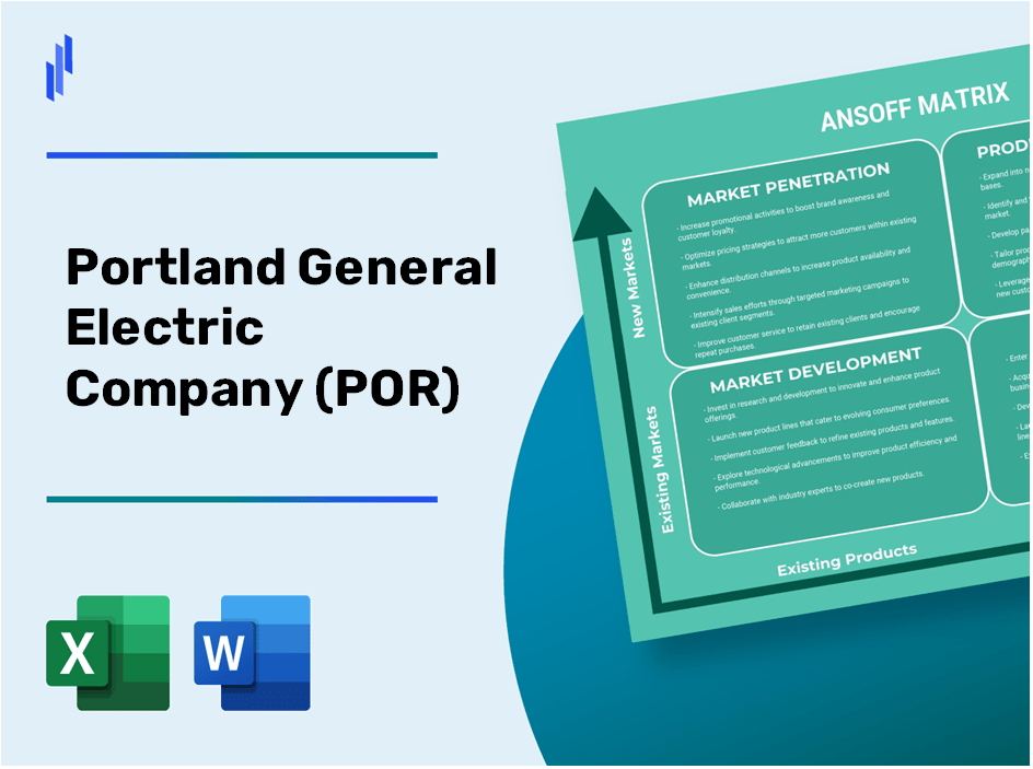 Portland General Electric Company (POR)Ansoff Matrix