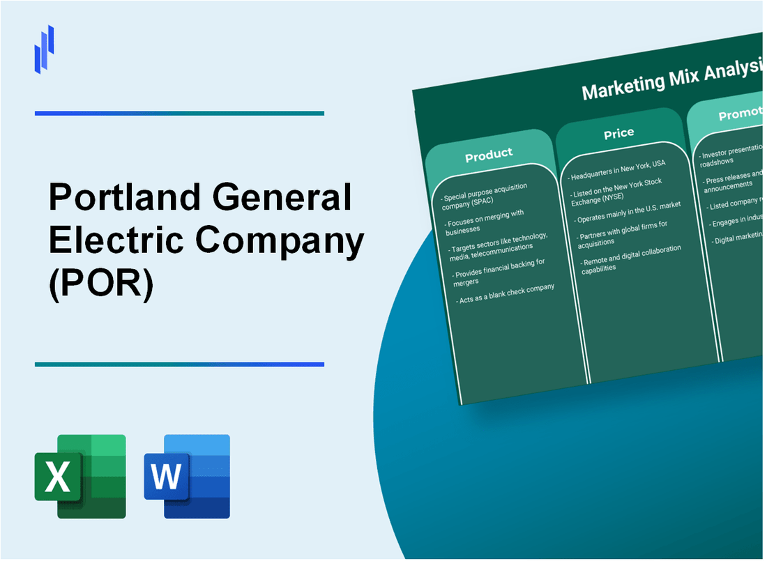 Marketing Mix Analysis of Portland General Electric Company (POR)