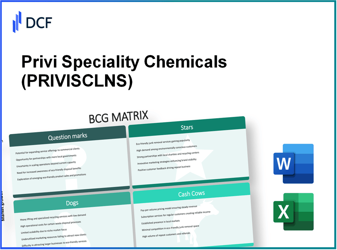 Privi Speciality Chemicals Limited (PRIVISCL.NS): BCG Matrix