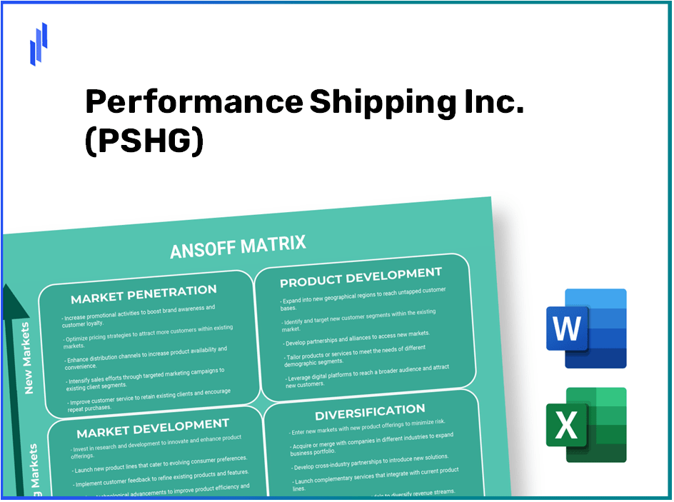 Performance Shipping Inc. (PSHG) ANSOFF Matrix