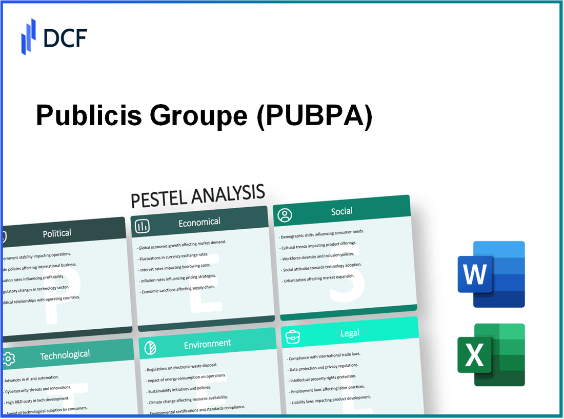 Publicis Groupe S.A. (PUB.PA): PESTEL Analysis