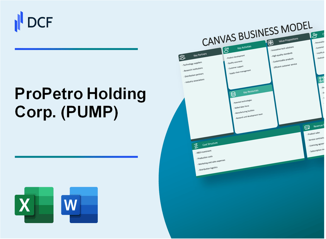 ProPetro Holding Corp. (PUMP) Business Model Canvas