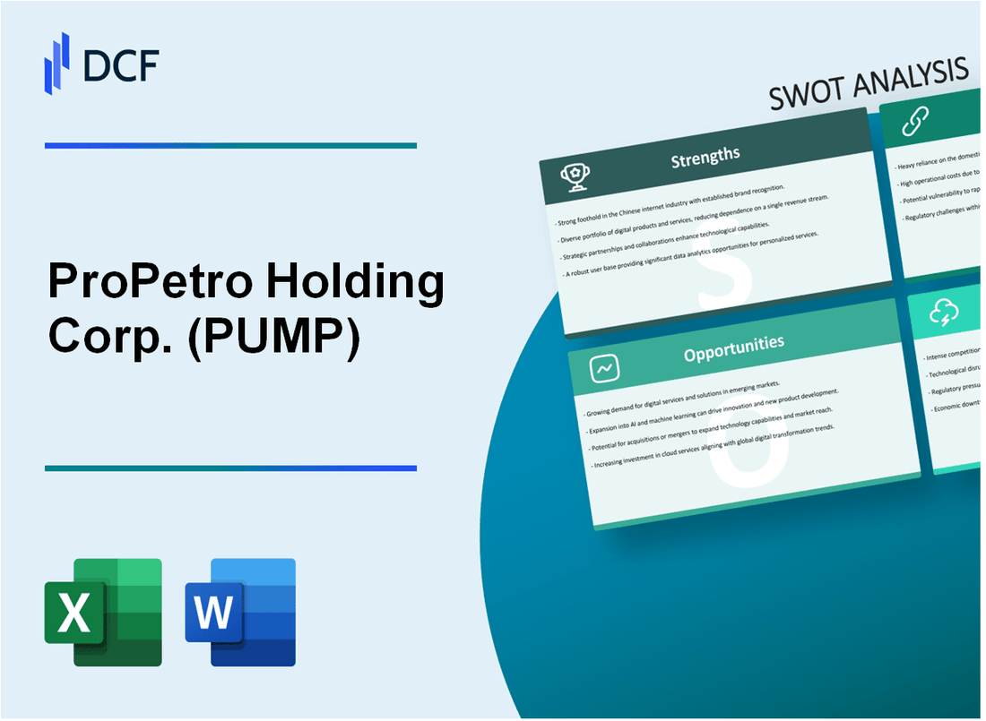 ProPetro Holding Corp. (PUMP) SWOT Analysis