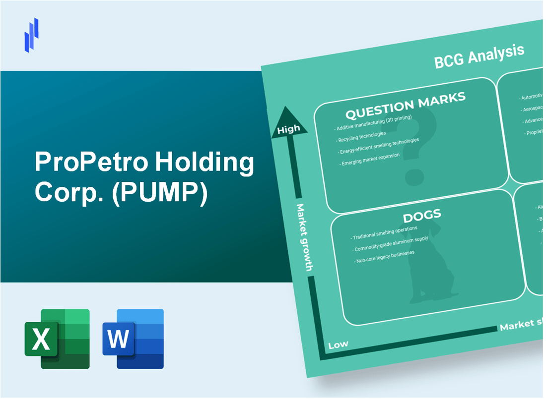 ProPetro Holding Corp. (PUMP) BCG Matrix Analysis