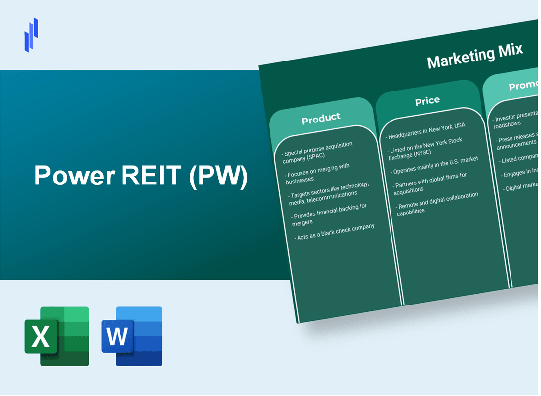 Marketing Mix Analysis of Power REIT (PW)