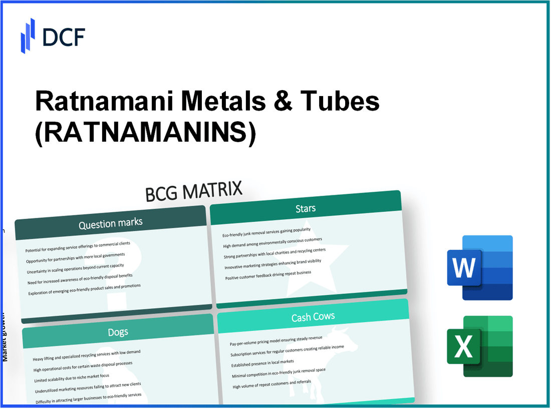 Ratnamani Metals & Tubes Limited (RATNAMANI.NS): BCG Matrix