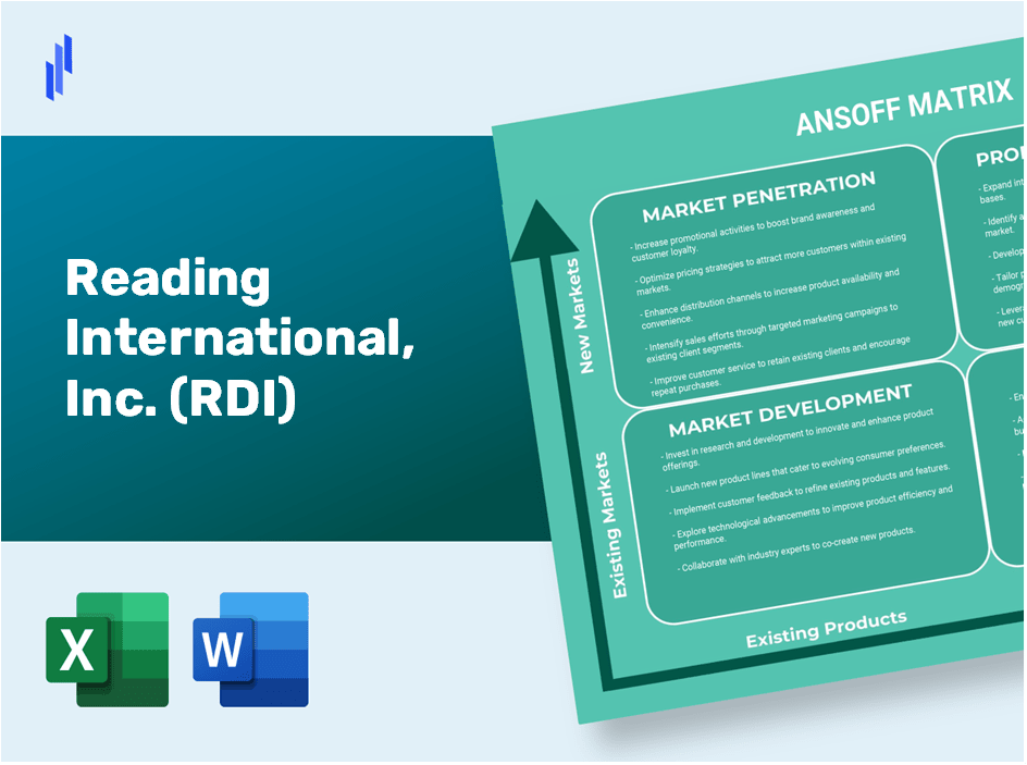 Reading International, Inc. (RDI)Ansoff Matrix