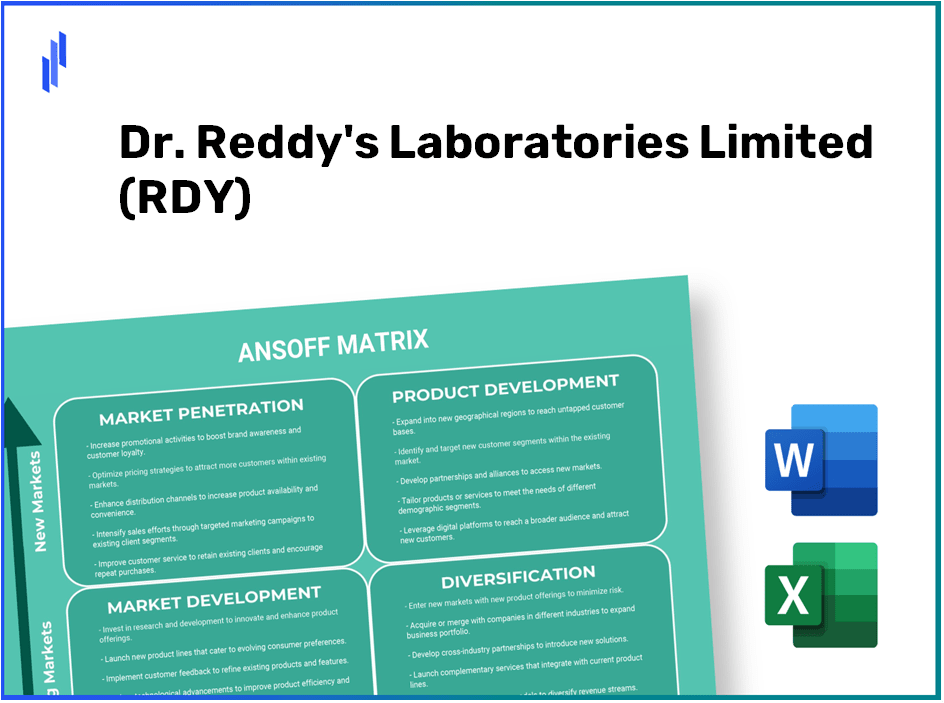 Dr. Reddy's Laboratories Limited (RDY)Ansoff Matrix