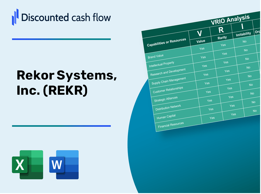 Rekor Systems, Inc. (REKR): VRIO Analysis [10-2024 Updated]