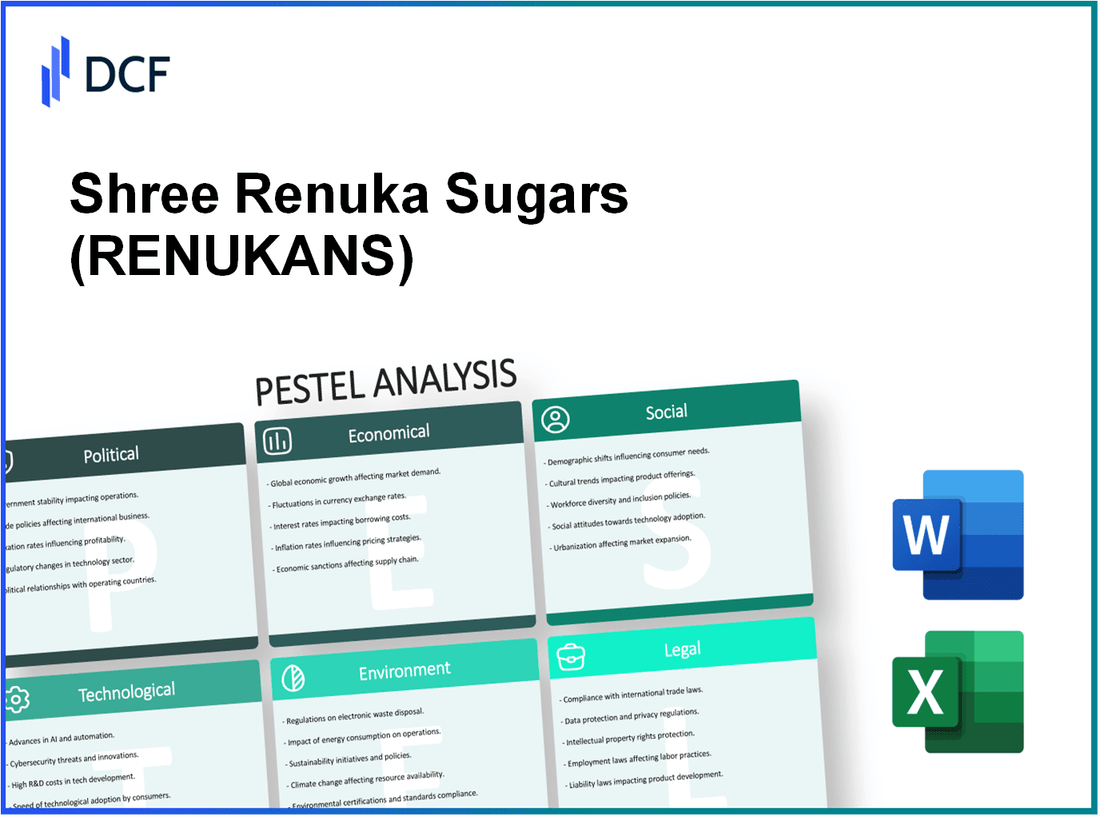 Shree Renuka Sugars Limited (RENUKA.NS): PESTEL Analysis