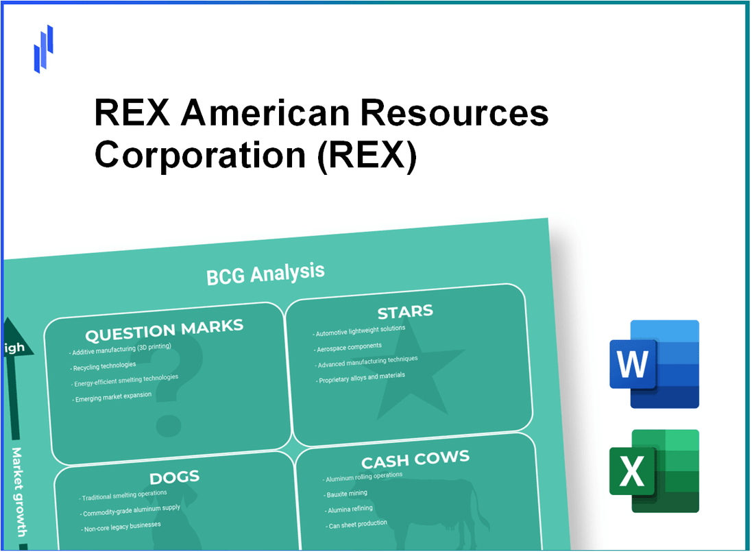 REX American Resources Corporation (REX) BCG Matrix Analysis