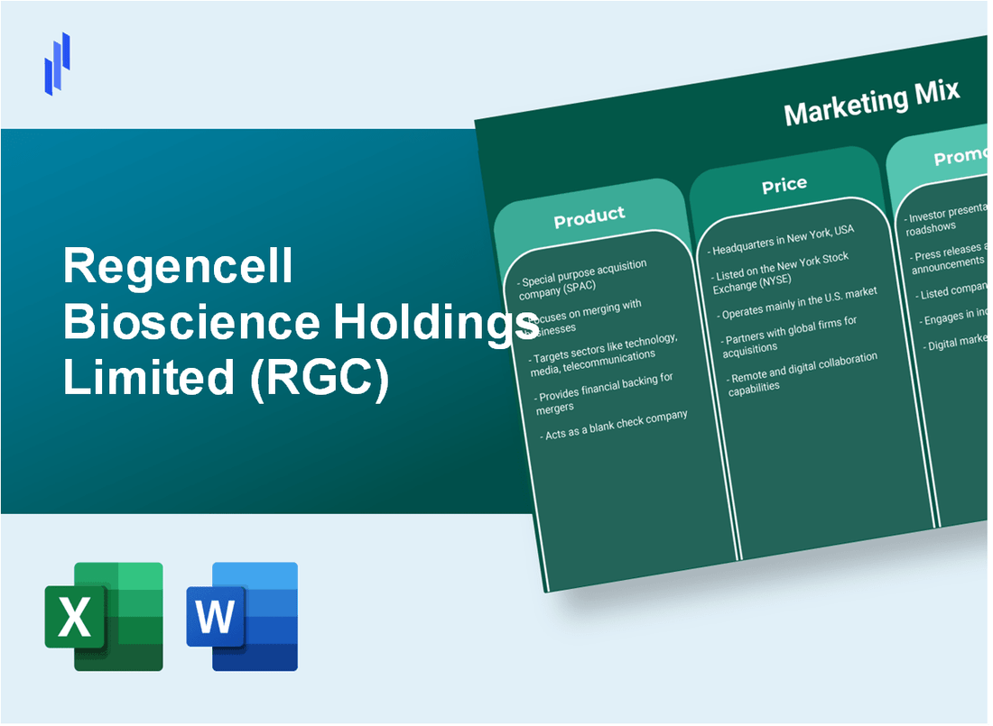 Marketing Mix Analysis of Regencell Bioscience Holdings Limited (RGC)