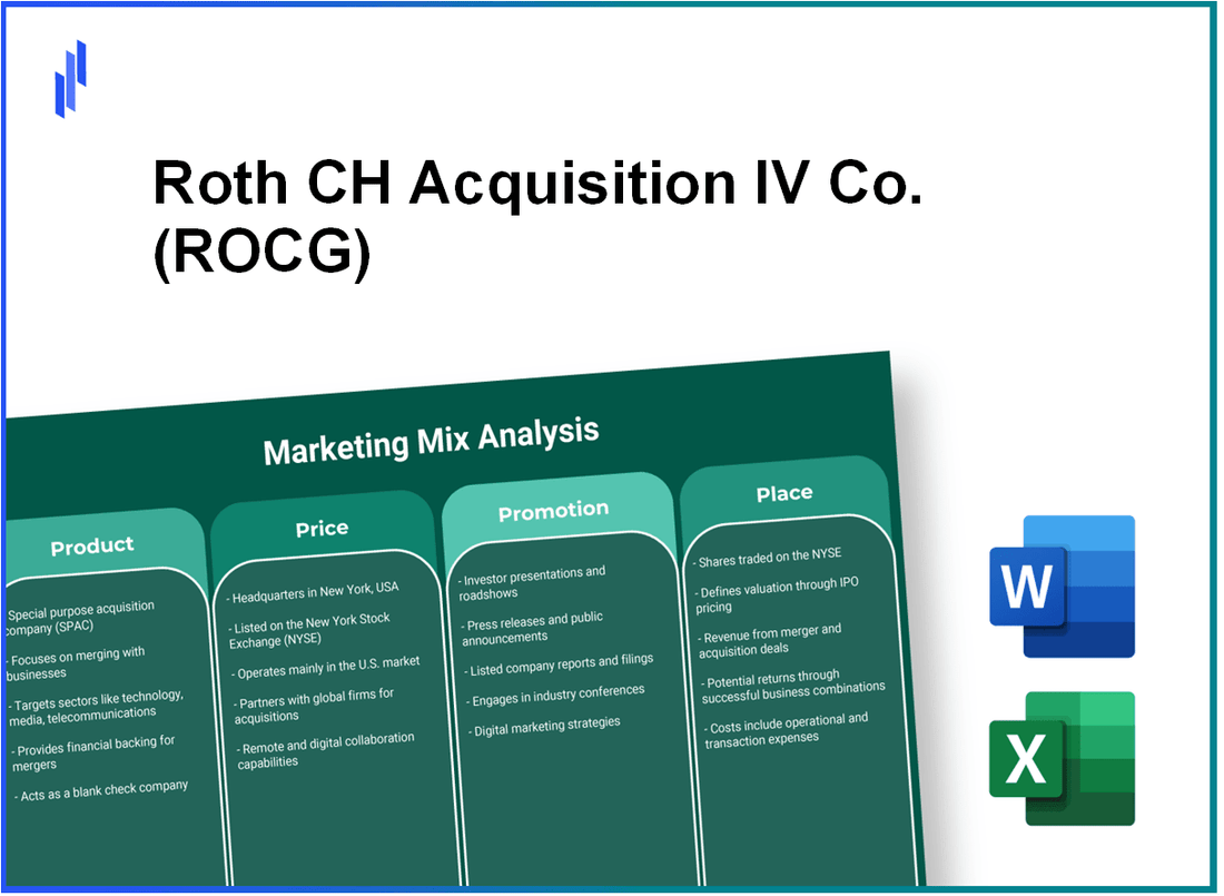 Marketing Mix Analysis of Roth CH Acquisition IV Co. (ROCG)