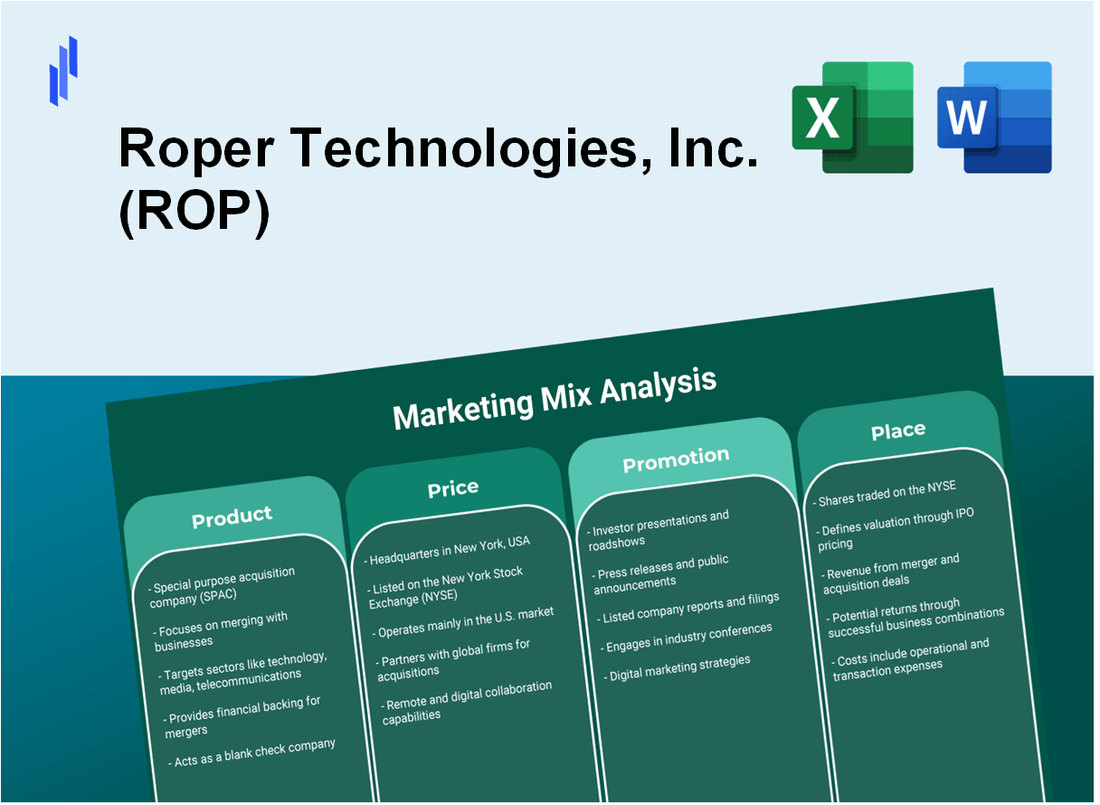 Marketing Mix Analysis of Roper Technologies, Inc. (ROP)