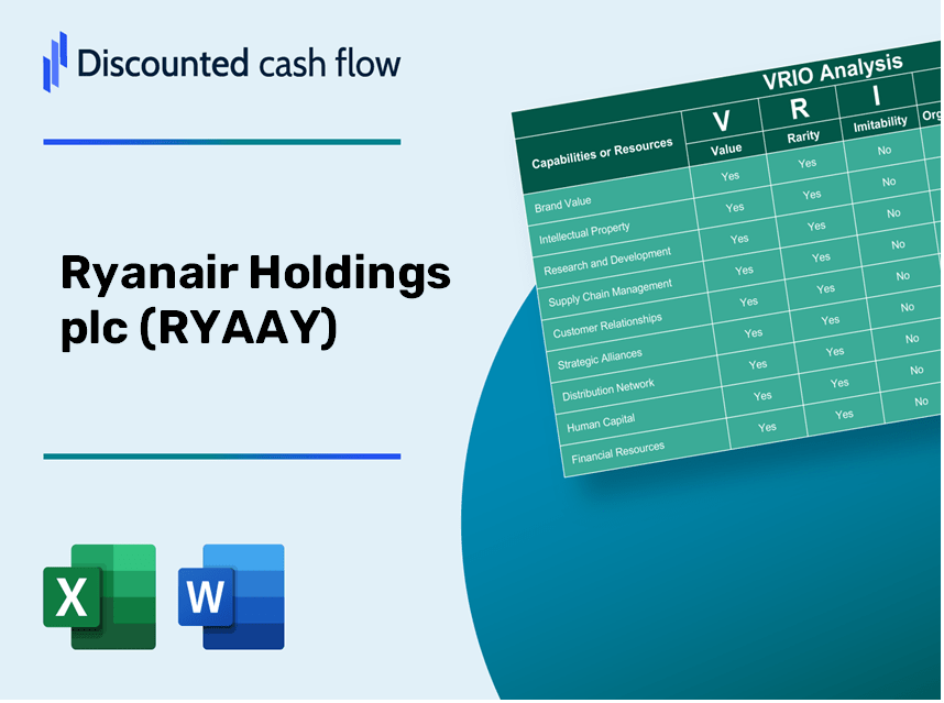 Ryanair Holdings plc (RYAAY): VRIO Analysis [10-2024 Updated]