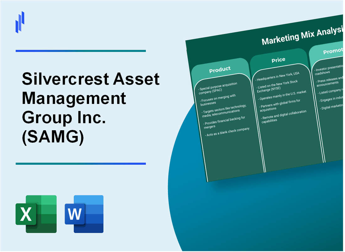 Marketing Mix Analysis of Silvercrest Asset Management Group Inc. (SAMG)