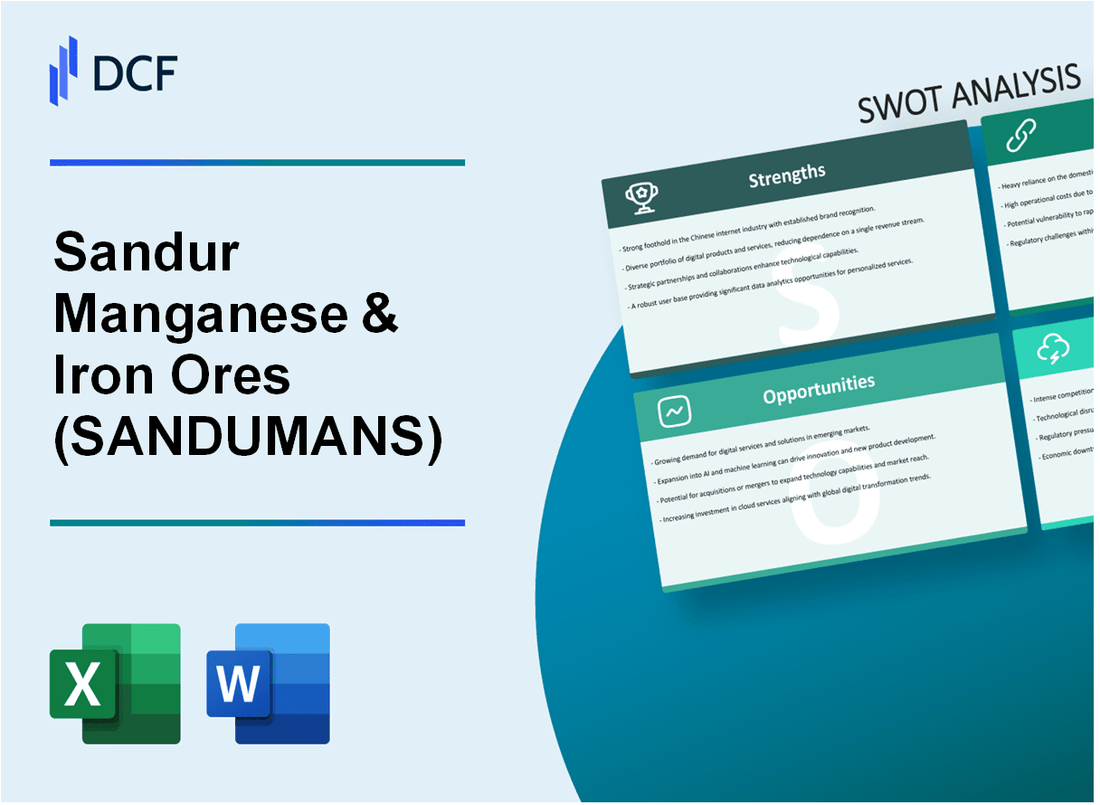 The Sandur Manganese & Iron Ores Limited (SANDUMA.NS): SWOT Analysis