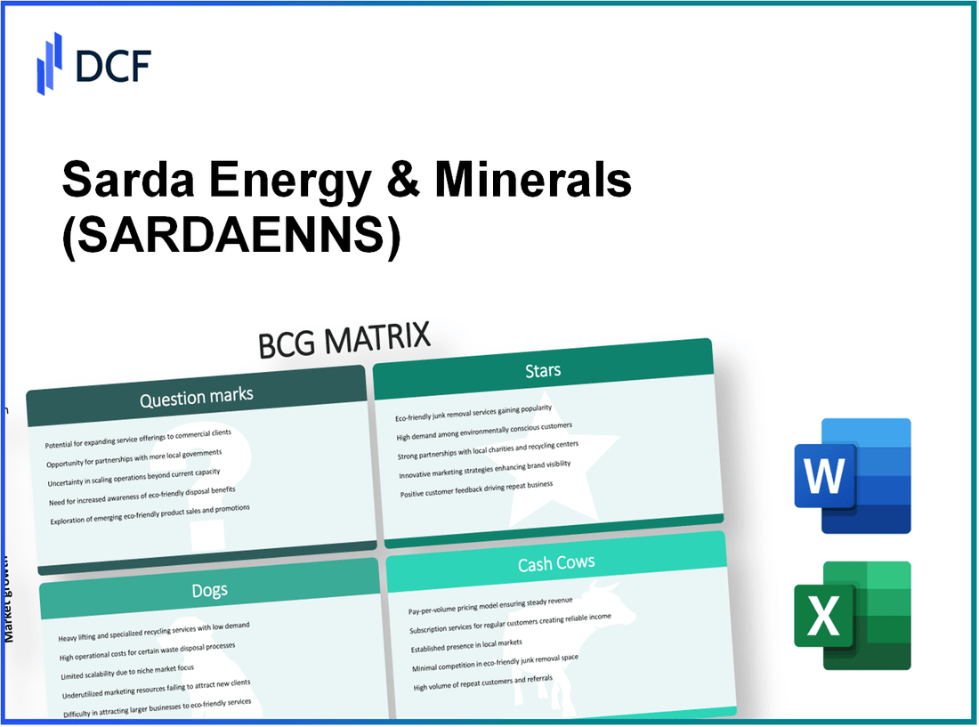 Sarda Energy & Minerals Limited (SARDAEN.NS): BCG Matrix