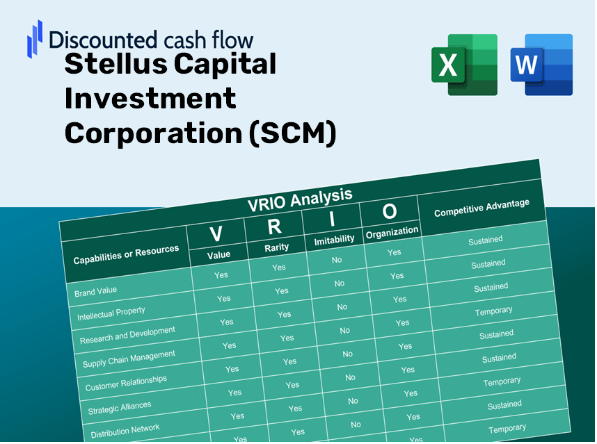 Stellus Capital Investment Corporation (SCM) VRIO Analysis