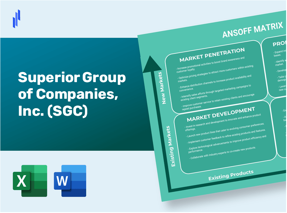 Superior Group of Companies, Inc. (SGC)Ansoff Matrix