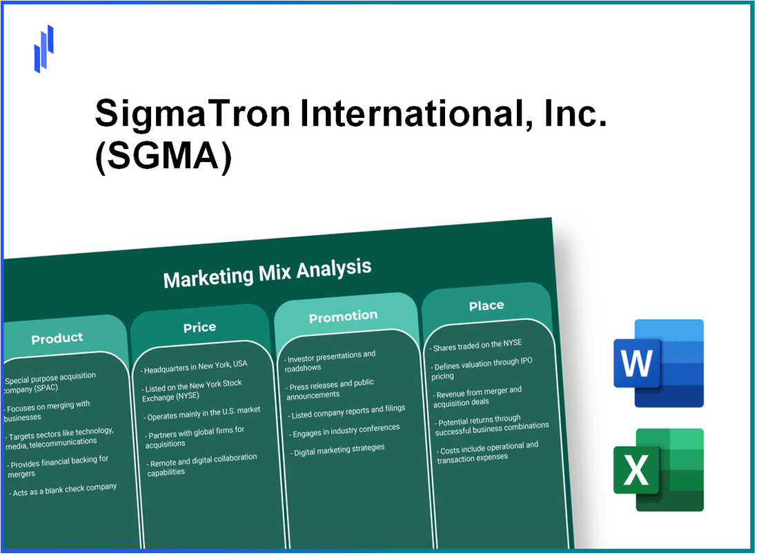 Marketing Mix Analysis of SigmaTron International, Inc. (SGMA)