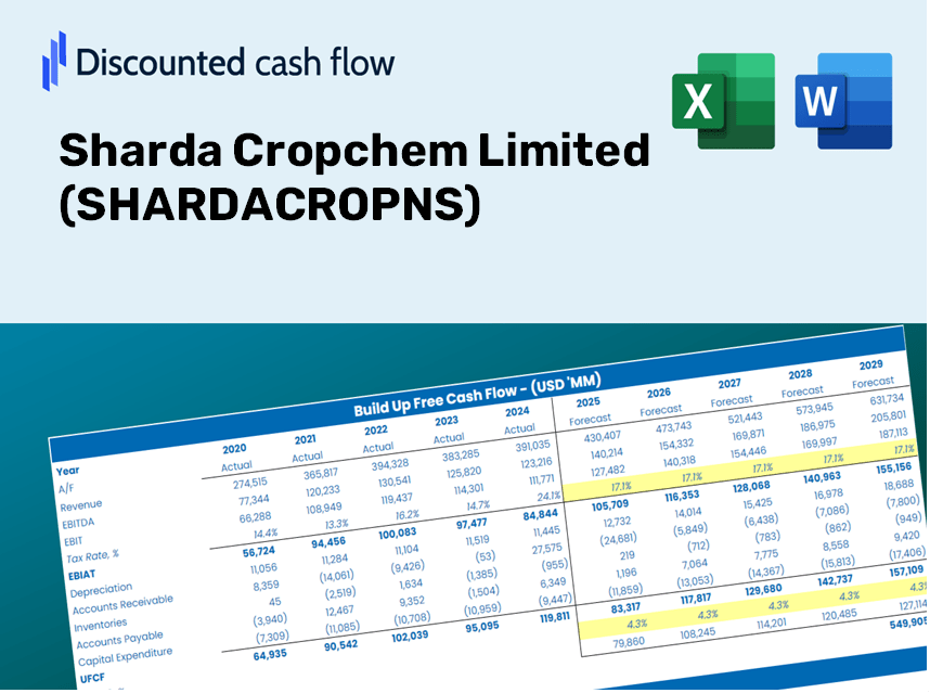 Sharda Cropchem Limited (SHARDACROPNS) DCF Valuation