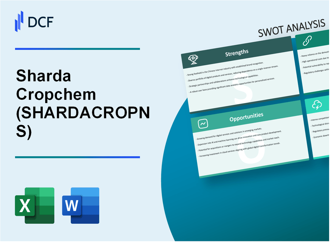 Sharda Cropchem Limited (SHARDACROP.NS): SWOT Analysis