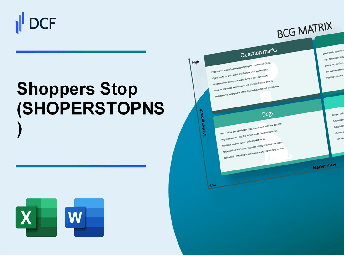 Shoppers Stop Limited (SHOPERSTOP.NS): BCG Matrix