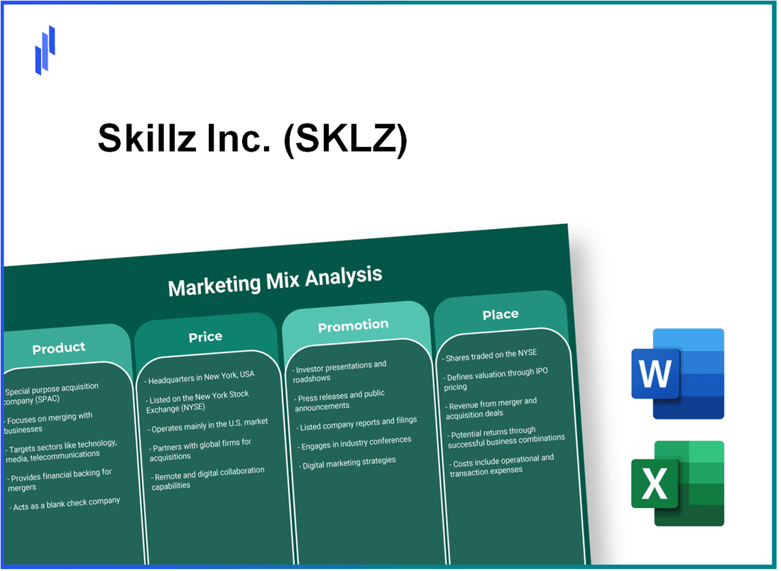 Marketing Mix Analysis of Skillz Inc. (SKLZ)