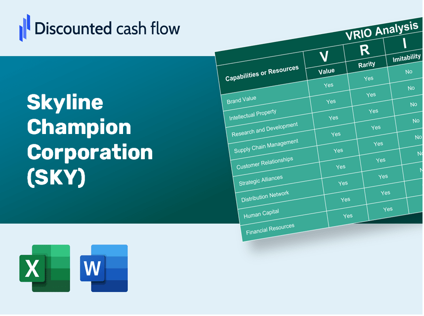 Skyline Champion Corporation (SKY): VRIO Analysis [10-2024 Updated]