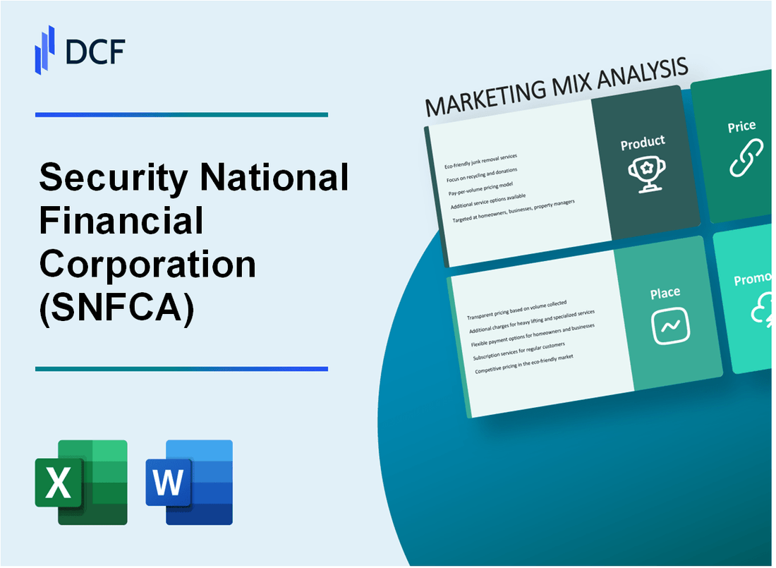 Security National Financial Corporation (SNFCA) Marketing Mix