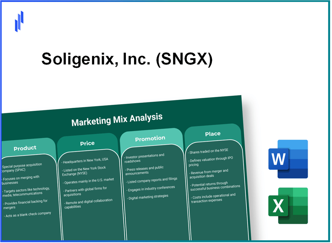 Marketing Mix Analysis of Soligenix, Inc. (SNGX)