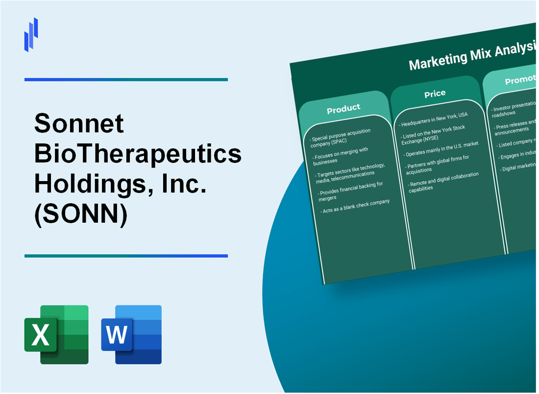 Marketing Mix Analysis of Sonnet BioTherapeutics Holdings, Inc. (SONN)