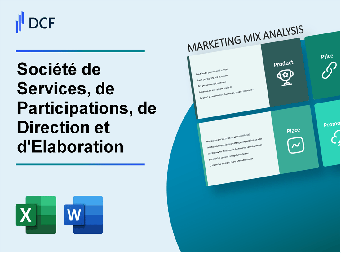 Société de Services, de Participations, de Direction et d'Elaboration Société anonyme (SPA.BR): Marketing Mix Analysis