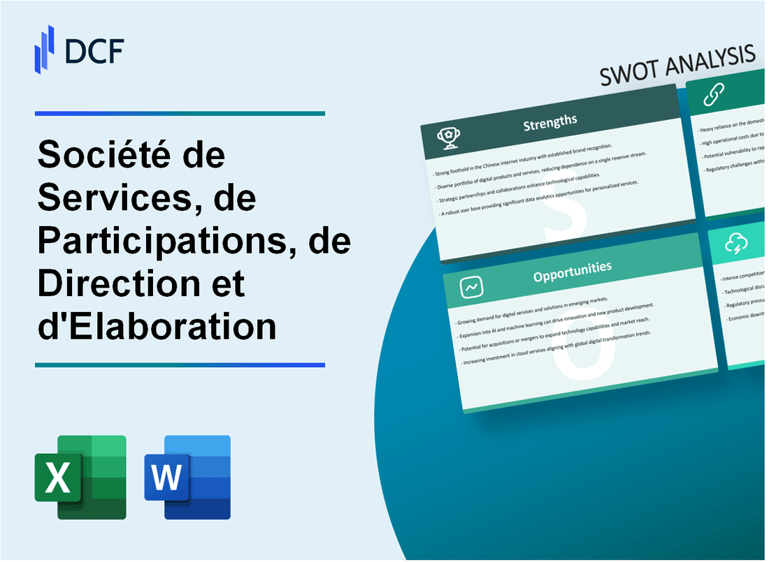 Société de Services, de Participations, de Direction et d'Elaboration Société anonyme (SPA.BR): SWOT Analysis