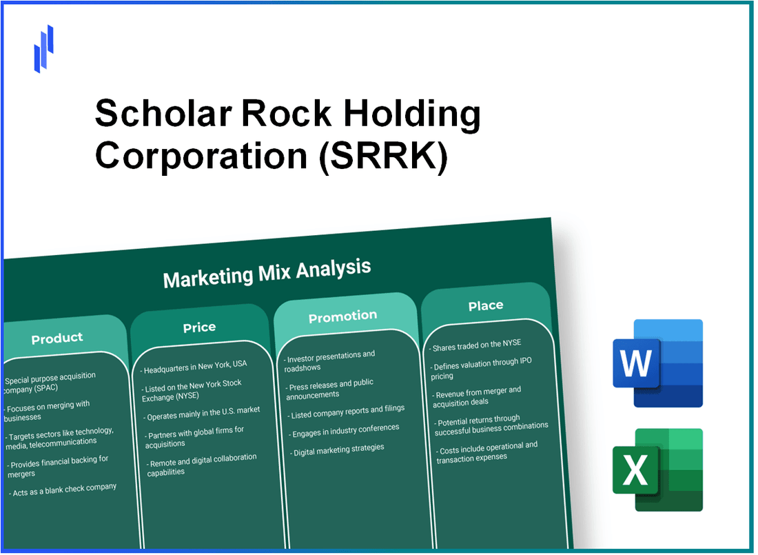 Marketing Mix Analysis of Scholar Rock Holding Corporation (SRRK)