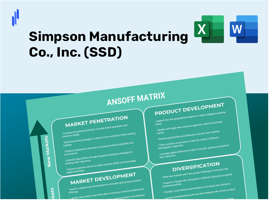 Simpson Manufacturing Co., Inc. (SSD)Ansoff Matrix